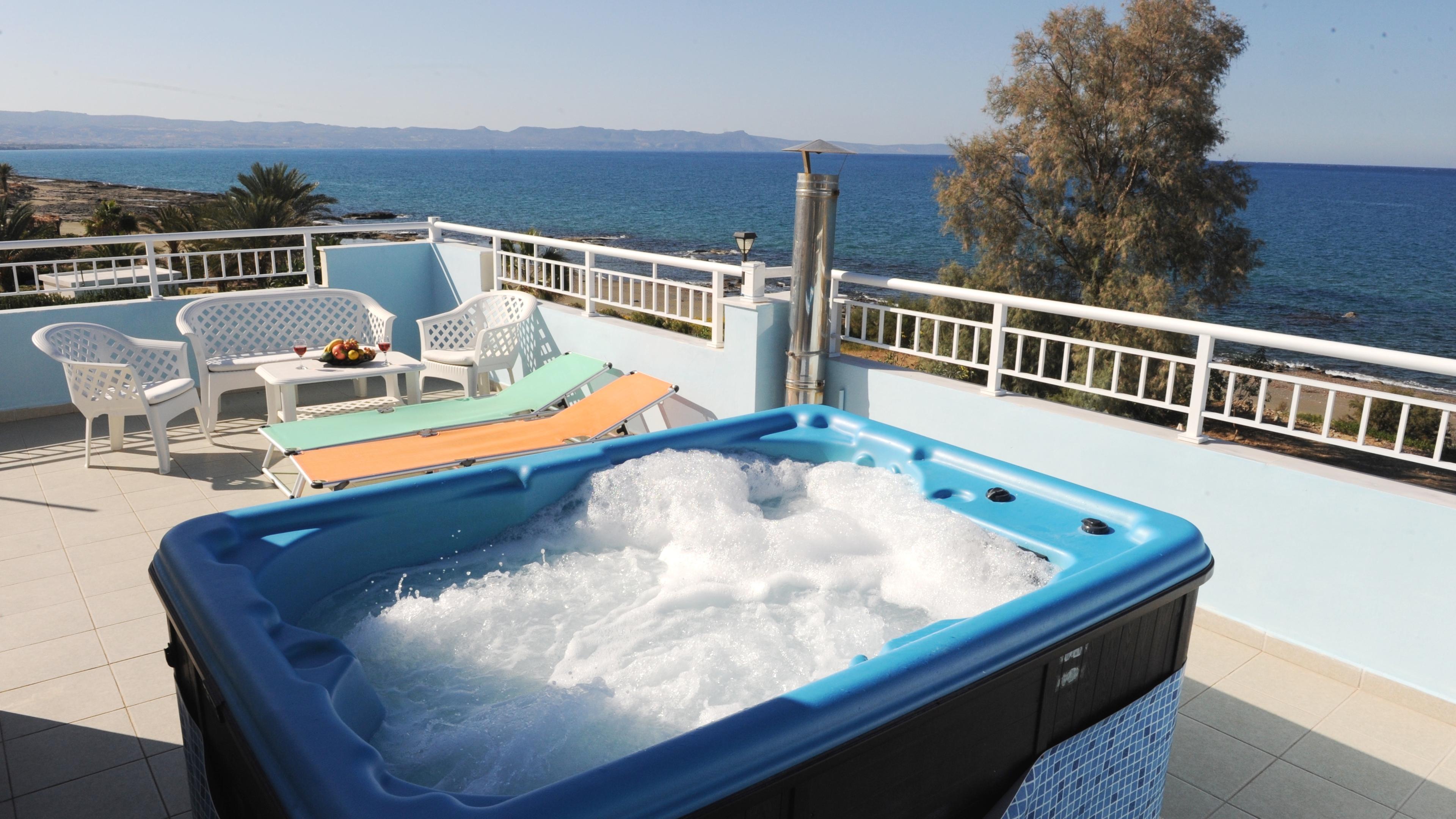 Δυνατότητες χαλάρωσης στην ταράτσα